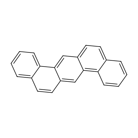 二苯并(a,h)蒽结构图