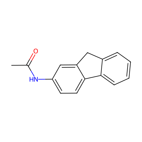 N-(2-芴基)乙酰胺结构图