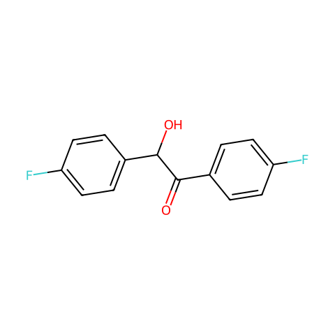 4,4'-DIFLUOROBENZOIN结构图