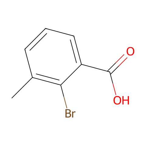 2-溴-3-甲基苯甲酸结构图