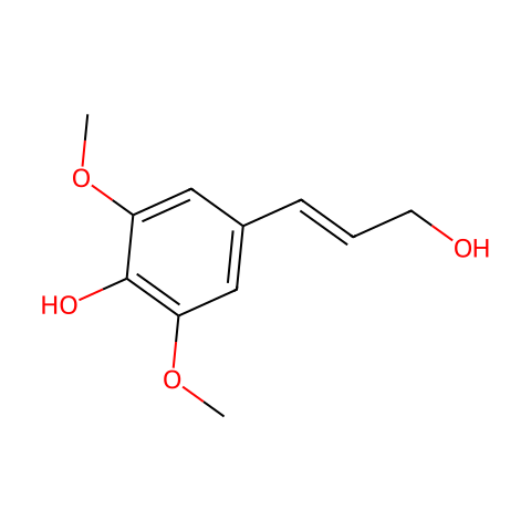 Sinapyl Alcohol结构图