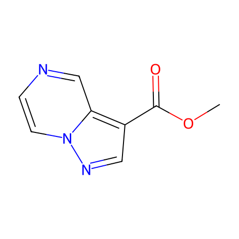 methyl pyrazolo[1,5-a]pyrazine-3-carboxylate结构图