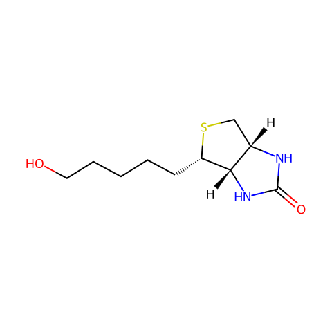 (3aS,4S,6aR)-4-(5-hydroxypentyl)-1,3,3a,4,6,6a-hexahydrothieno[3,4-d]imidazol-2-one结构图