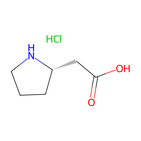 L-β-高脯氨酸盐酸盐结构图