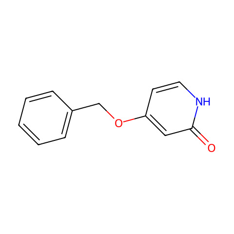 4-苄氧基-2(1H)-吡啶酮结构图