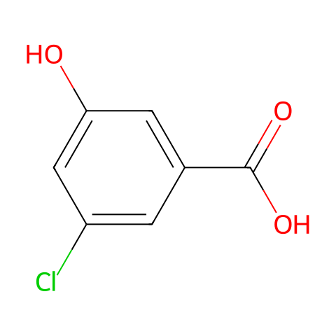 3-氯-5-羟基苯甲酸结构图