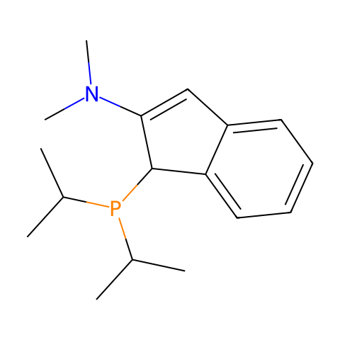 1-二-异丙基膦基-2-(N,N-二甲基氨基)-1H-茚结构图