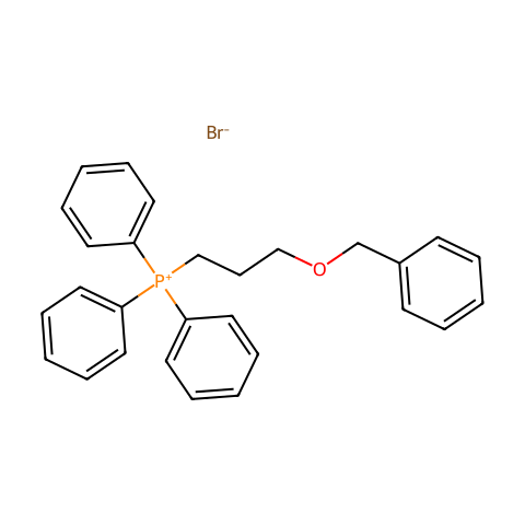 (3-Benzyloxypropyl)Triphenylphosphonium Bromide结构图
