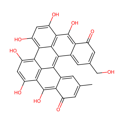 原伪金丝桃素结构图