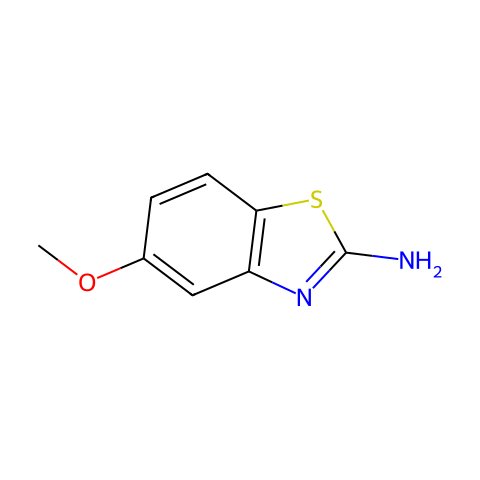 5-甲氧基苯并[d]噻唑-2-胺结构图
