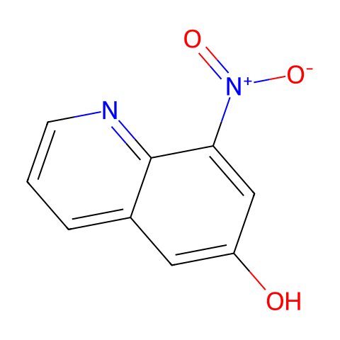 8-NITROQUINOLIN-6-OL结构图