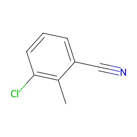 3-氯-2-甲基苯甲腈结构图