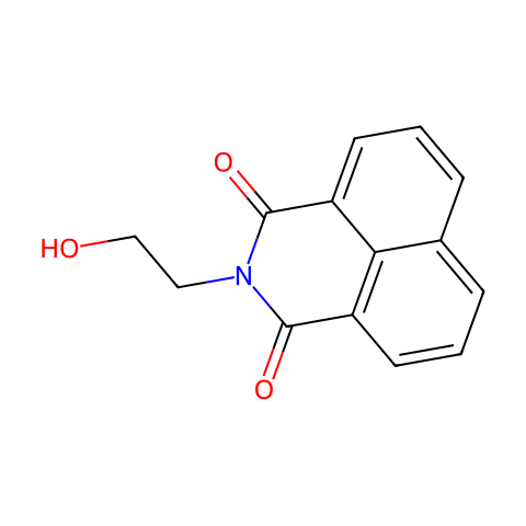 N-(2-Hydroxyethyl)-1,8-naphthalimide结构图