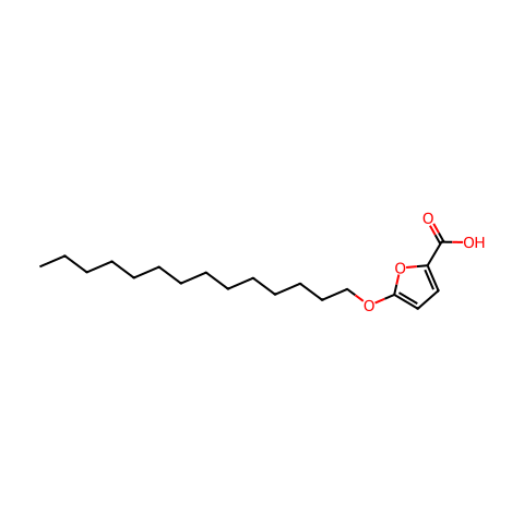5-(TETRADECYLOXY)-2-FUROIC ACID结构图