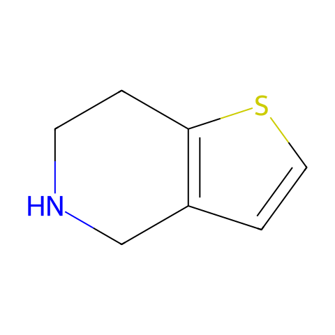 4,5,6,7-四氢噻吩并[3.2-c]吡啶结构图