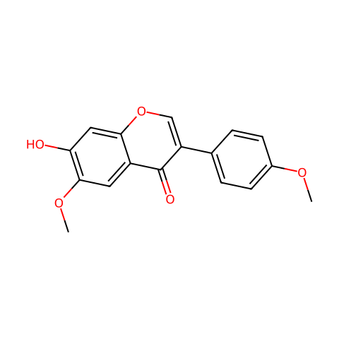 4',6-DIMETHOXY-7-HYDROXYISOFLAVONE结构图