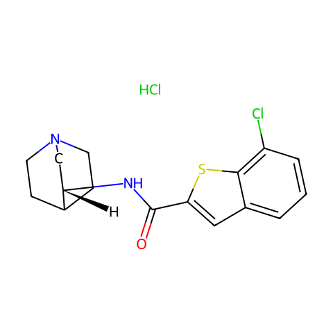 EVP-6124 (hydrochloride)结构图