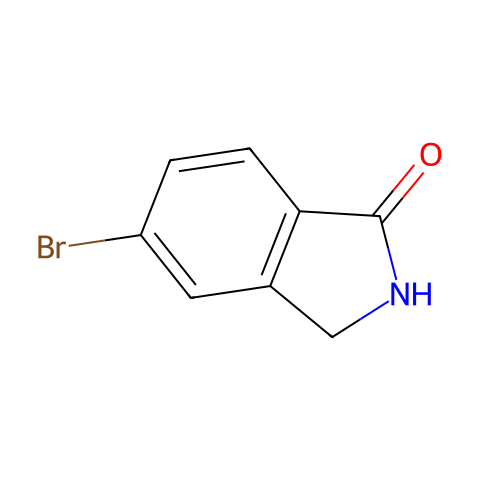 5-溴-2,3-二氢异吲哚-1-酮结构图