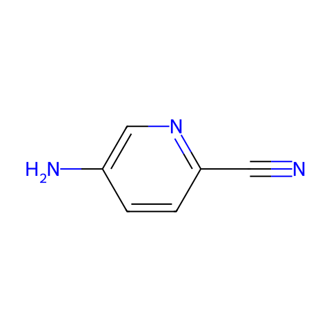 5-氨基-2-吡啶甲腈结构图