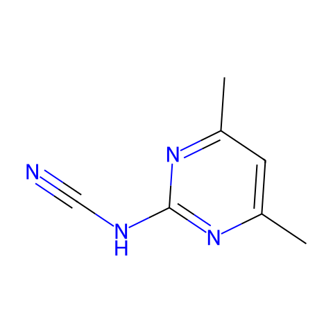 N-(4,6-Dimethylpyrimidin-2-yl)cyanamide结构图