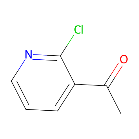 3-乙酰基-2-氯吡啶结构图