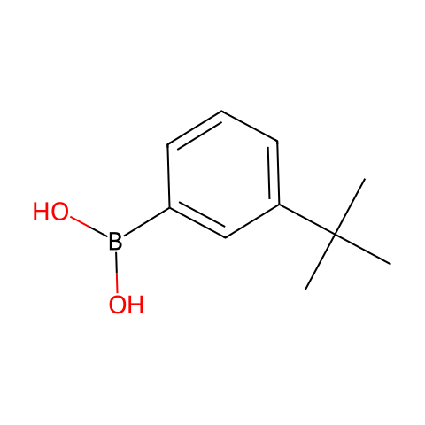 3-叔丁基苯硼酸 (含不同量的酸酐)结构图