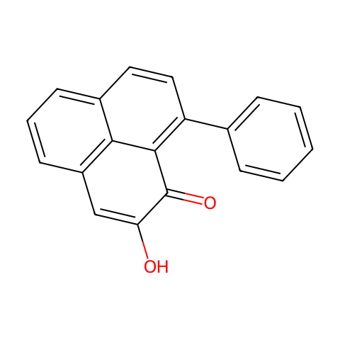 2-羟基-9-苯基-1H-萘嵌苯-1-酮结构图