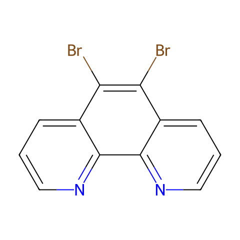 5,6-二溴-1,10-菲罗啉结构图