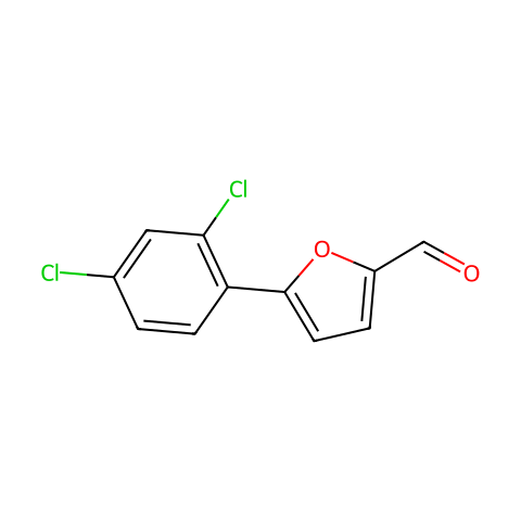 5-(2,4-二氯苯基)糠醛结构图