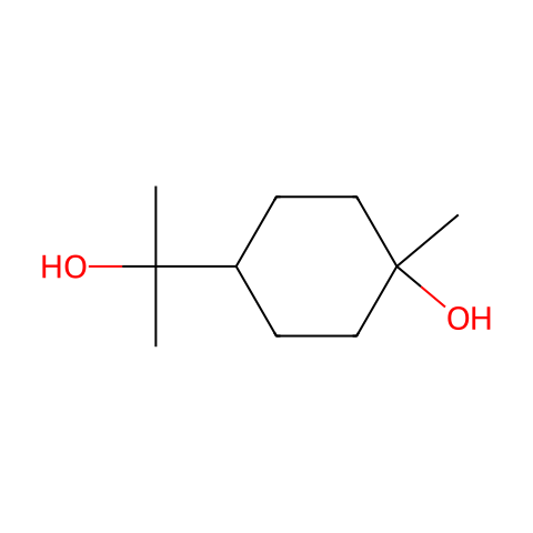 4-P-樟烷-1,8-二醇结构图