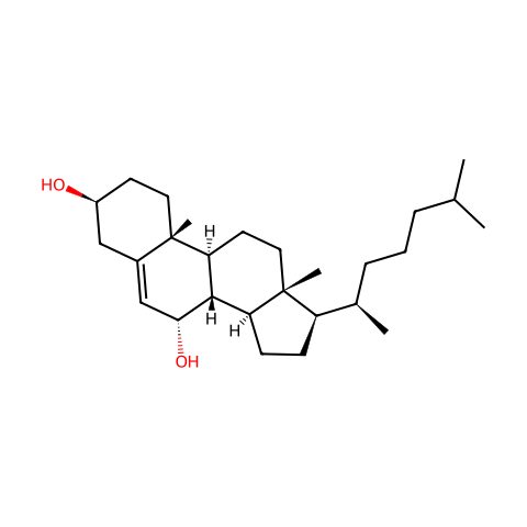 7α-羟基胆固醇结构图