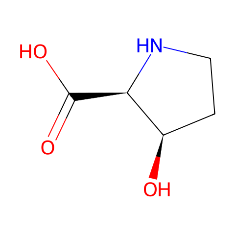 顺式-L-3-羟脯氨酸结构图