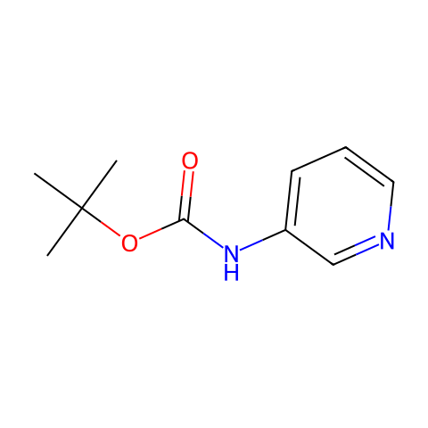 3-Tert-Butoxycarbonylaminopyridine结构图