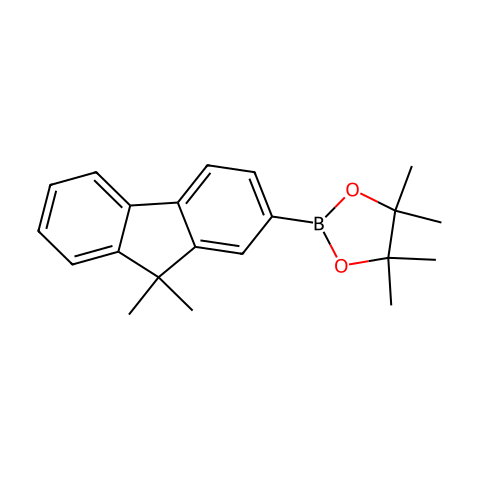 芴-2-硼酸片呐醇酯结构图