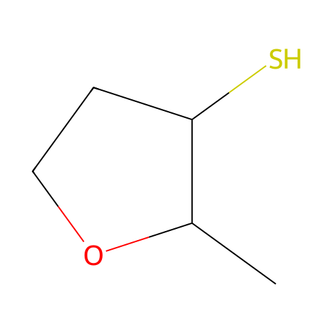 2-甲基四氢呋喃-3-硫醇结构图