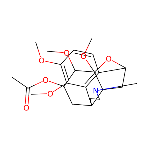Dihydroepistephamiersine 6-acetate结构图