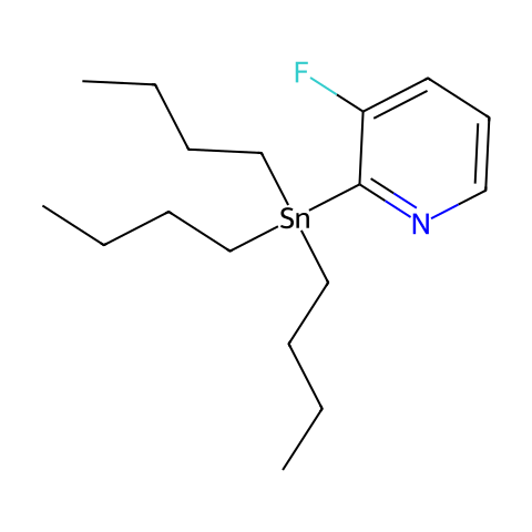3-氟-2-(三丁基锡烷基)吡啶结构图