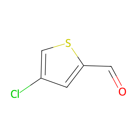 4-氯-2-噻吩甲醛结构图