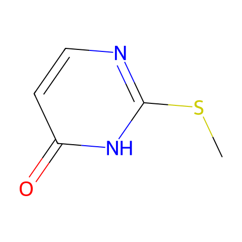 2-甲硫基-4-羟基嘧啶结构图