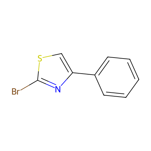 2-溴-4-苯基噻唑结构图
