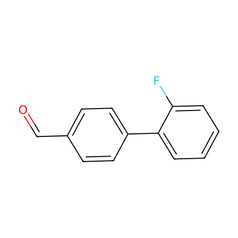 2′-氟联苯-4-甲醛结构图