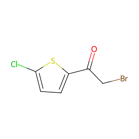 2-溴-1-(5-氯-噻吩-2-基)-乙酮结构图
