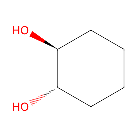 (1S,2S)-反式-1,2-环己二醇结构图
