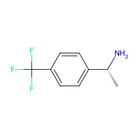 (R)-1-[4-(Trifluoromethyl)phenyl]ethylamine结构图