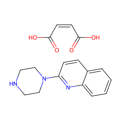 马来酸奎巴嗪盐结构图