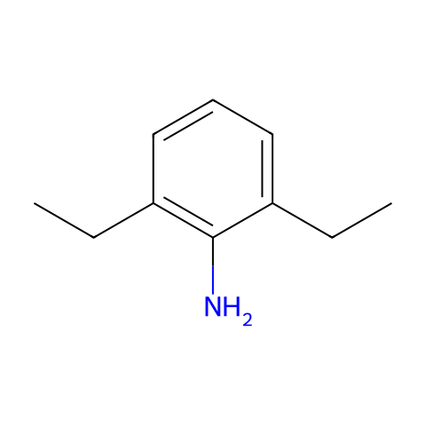 2,6-二乙基苯胺(DEA)结构图