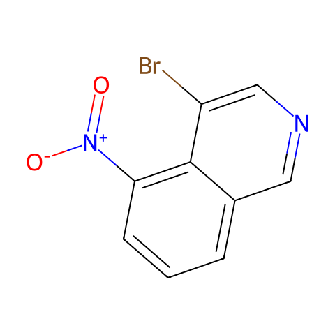 4-溴-5-硝基异喹啉结构图