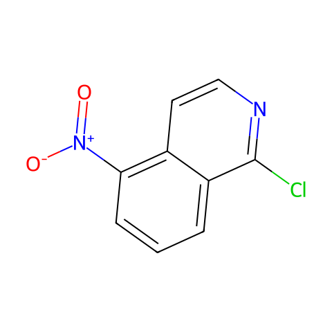 1-Chloro-5-nitroisoquinoline结构图