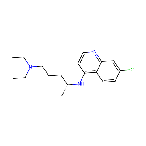 (R)-Chloroquine结构图