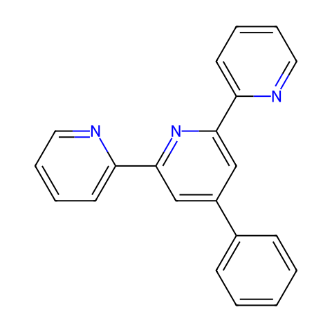 4'-PHENYL-2,2':6',2''-TERPYRIDINE结构图